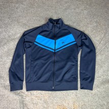 Nike Mens Jacket Large Navy Blue Track Training Air Logo Sports Coat Casual - $24.98