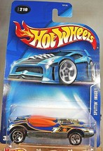 2003 Hot Wheels Mainline/Collector #210 SPLITTIN&#39; IMAGE Blue w/Chrome 5 Spokes - $8.25