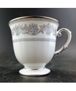 K&amp;A Krautheim Selb Bavaria &#39;Argenta&#39; Footed Demitasse Coffee Cup, Fine P... - $14.00