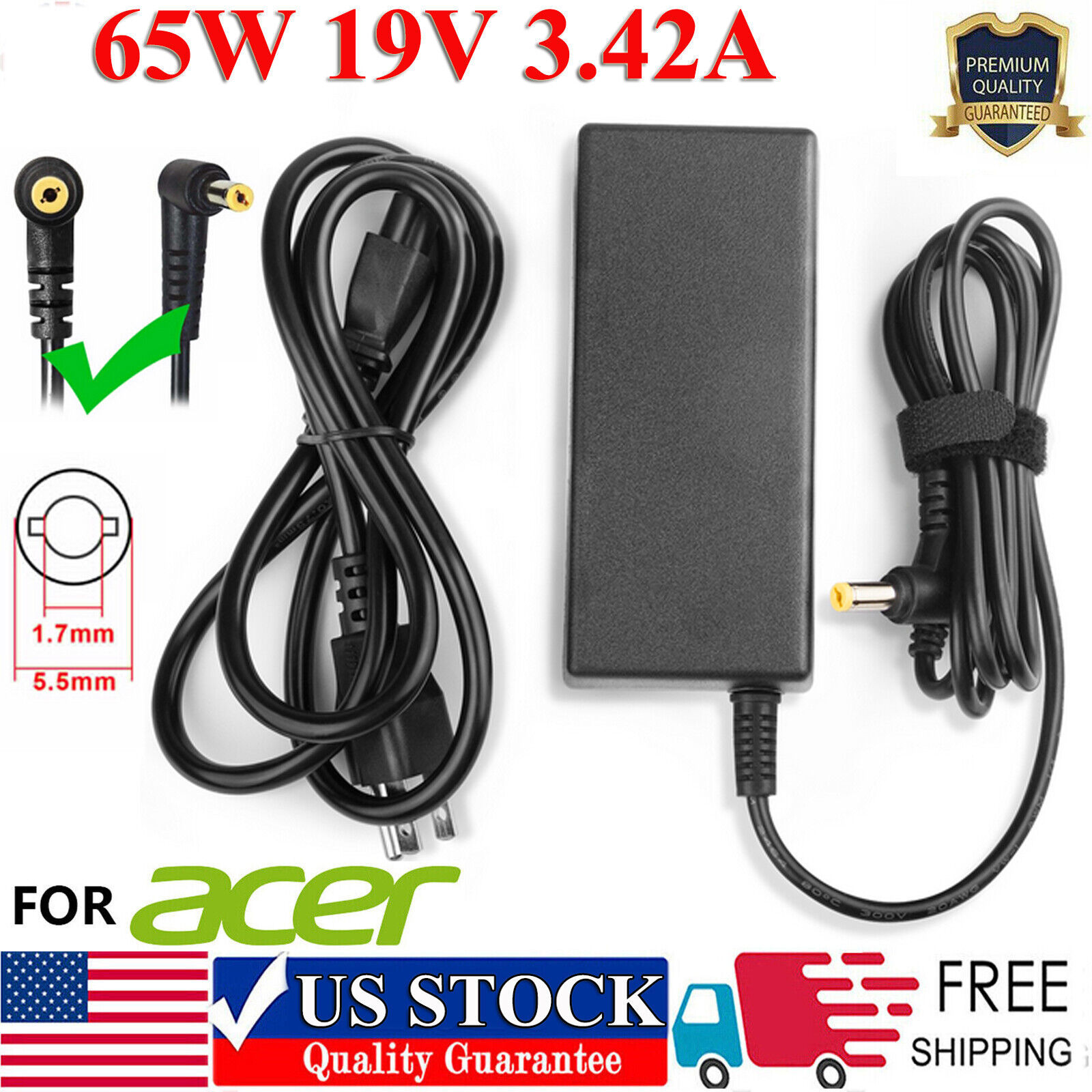 For Acer Aspire 5315 Series Laptop Power Ac Adapter/Charger Power Supply Cord - $22.99