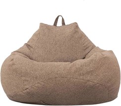 Lazy Lounger High Back Large Bean Bag Storage Chair Cover Sack For Adults And - £27.52 GBP