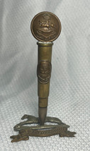 Unique WW1 British South Africa NATAL Trench Art Button Shell Yorkshire ... - $159.95