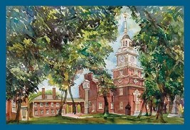 Independence Hall by Noel Miles - Art Print - £17.57 GBP+
