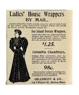 Gilchrist Ladies House Wrappers 1894 Advertisement Victorian Fashion ADB... - $19.99