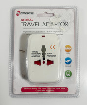 G FORCE TRAVEL ADAPTER, ALL-IN-1 UNIT,INCLUDES 4 MOST COMMON PLUG CONFIG... - $5.44
