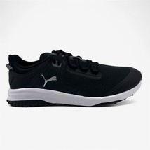PUMA Fusion Grip Black Silver Quiet Shade Mens Extra Wide Spikeless Golf... - $74.95