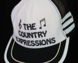 vintage trucker hat &quot; THE COUNTRY EXPRESSIONS&quot; band snapback foam cap Ohio - $31.89