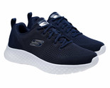 Skechers Men’s Size 8.5 Lite Foam Lace-up Sneaker, Blue - £29.56 GBP