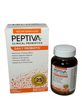 Peptiva Clinical DAILY PROBIOTIC 25 billion CFU -30 Vegetarian Caps. - E... - $19.75