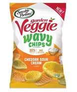Sensible Portions Garden Veggie Wavy Chips Cheddar Sour Cream, 6 oz - £27.86 GBP