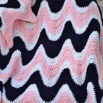 PThree (3) Exaggerated Ripple Afghan Crochet Patterns  #001B/M - £10.79 GBP