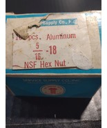 5/16&quot; - 18 NFS Aluminum Hex Nuts Lot Of 110+ New In Box - €12,87 EUR
