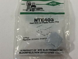 (16) NTE403 Heat Sink for Mounting 1 Plastic Power Type 403 - lot of 16 - $59.99