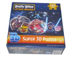Cardinal Angry Birds Star Wars Super 3D Puzzle SEALED - $13.99