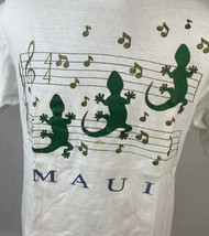 Vintage Hawaii T Shirt Single Stitch Tee Maui USA Logo Crew Men’s Large 90s - £15.92 GBP