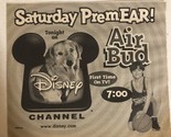 Disney Channel Air Bud Tv Guide Print Ad  TPA21 - $5.93