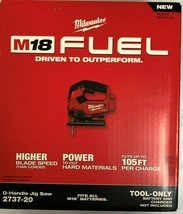 Milwaukee 2737-20 M18 FUEL Brushless Cordless D-Handle Jig Saw NEW - £180.23 GBP