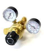 CGA580 Argon CO2 Dual Regulator Gauge Flow Meter for Mig Tig Welding Gas... - $31.78