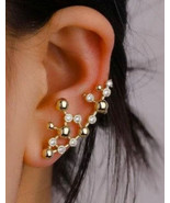 Gold ball bubble crystal ear cuff - $12.21 CAD
