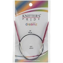 Knitter&#39;s Pride-Dreamz Fixed Circular Needles 16&quot;, Size 6/4mm - £15.65 GBP