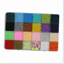 10000pcs Colorful Sosookk Pony Bead 2mm Seed Beads - Assorted Tiny Pony Beads fo - $24.74