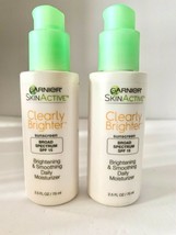 2 Garnier SkinActive SPF15 Brightening Face Moisturizer with Vitamin C, ... - £18.66 GBP