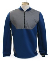 Under Armour Blue &amp; Gray UA Unstoppable Gore Windstopper 1/2 Zip Jacket ... - $119.99