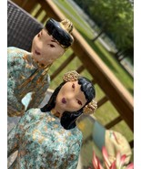 Vintage (2) Hedi Schoop Hollywood CA Asian Figurine RARE mid century RED... - $2,020.08 MXN