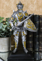 Royal Dragon Order Medieval Swordsman Knight Figurine Suit of Armor Coat Of Arms - £28.96 GBP