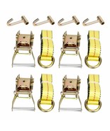 12Pcs Combo Lasso Wheel Lift Straps 2&quot;Ratchets J Finger Hooks Tow Truck ... - $75.83 CAD