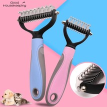 Pets Fur Knot Cutter Dog Grooming Shedding Tools Pet Cat Hair Removal Co... - £10.62 GBP+