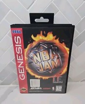 NBA Jam T.E. Tournament Edition (Sega Genesis, 1994) Game &amp; Case No Manual Works - £13.19 GBP