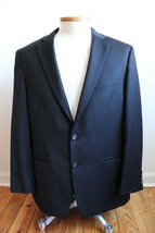 Lauren Ralph Lauren 44R Black 100% Wool Two Button Blazer Suit Jacket - £45.38 GBP