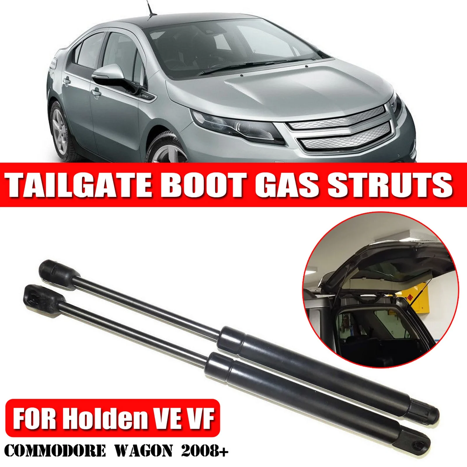 Car Rear Tailgate Boot Trunk Gas Spring Hood Lift Shock Struts for Holden VE V - £25.70 GBP
