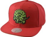 Toronto Raptors Mitchell &amp; Ness NBA Basketball Grinch Men&#39;s Snapback Cap - $28.49