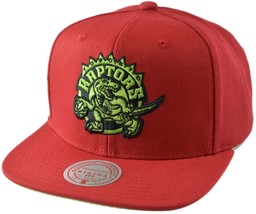 Toronto Raptors Mitchell &amp; Ness NBA Basketball Grinch Men&#39;s Snapback Cap - £22.32 GBP