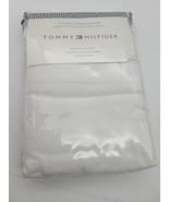 Tommy Hilfiger EURO Pillow Square Sham $85 MSRP White Cotton 26&quot; Double ... - €21,04 EUR