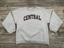 VTG 80s Central Michigan University Crewneck Sweatshirt Adult Medium USA Made - £23.80 GBP