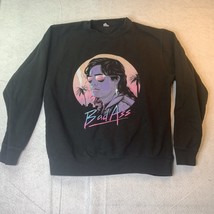 Stranger Things Netflix Billy Badass Black Pullover Size Large Long Sleeve - $18.64