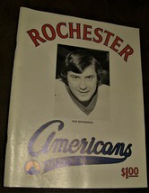 1975-76 ROCHESTER NY AMERICANS AHL HOCKEY LEAGUE PROGRAM - $9.89