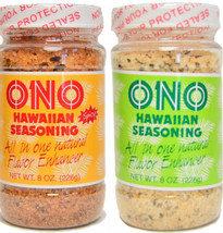 Ono Hawaiian Seasoning Original Flavor &amp; Spicy Flavor 8 Oz. (Pack Of 2 B... - £38.93 GBP