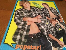 Cody Linley Robert Pattinson teen magazine poster clipping shirtless Hannah - £3.90 GBP