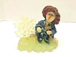 BOYDS Bears Wee Folkstone 36504 FLAKEY Ice Sculptor Snowman Figurine - $9.90