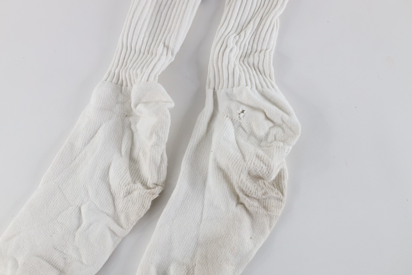 Vtg 80s 90s Nike Spell Out Travis Scott Swoosh Tube Socks White Mens Large USA Item image 13