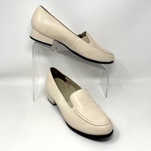 Drew Foot Saver Womens Cream Leather Slip On Loafer Size 8.5 - $21.73
