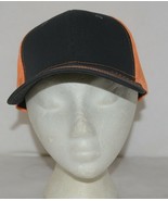 Port Authority C112 Snapback Trucker Cap Grey Steel Neon Orange - £9.58 GBP