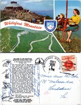New York Whiteface Mountain Adirondacks Posted to PA in 1963 VTG Postcard - £7.43 GBP