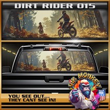 Dirt Rider 015 Truck Back Window Graphics - £43.16 GBP+