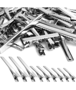 70 Pcs Alligator Hair Clips, 3 Sizes Oversized Metal Silver Hair Bow Cli... - $196.83 MXN