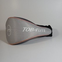 Top Flite Head Cover ~ Gray Black - 3 Wood Hybrid Rescue Headcover w/sock - £6.47 GBP